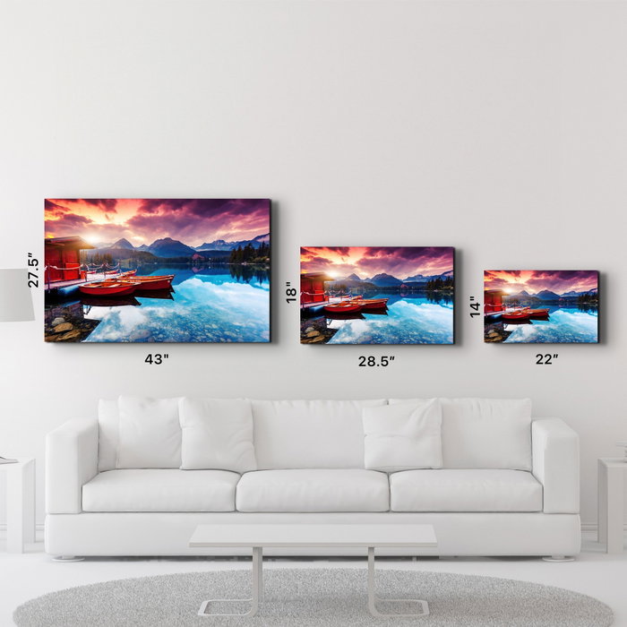 Wallity Pintura Decorativa de Vidrio Templado Multicolor 46 x 72 cm